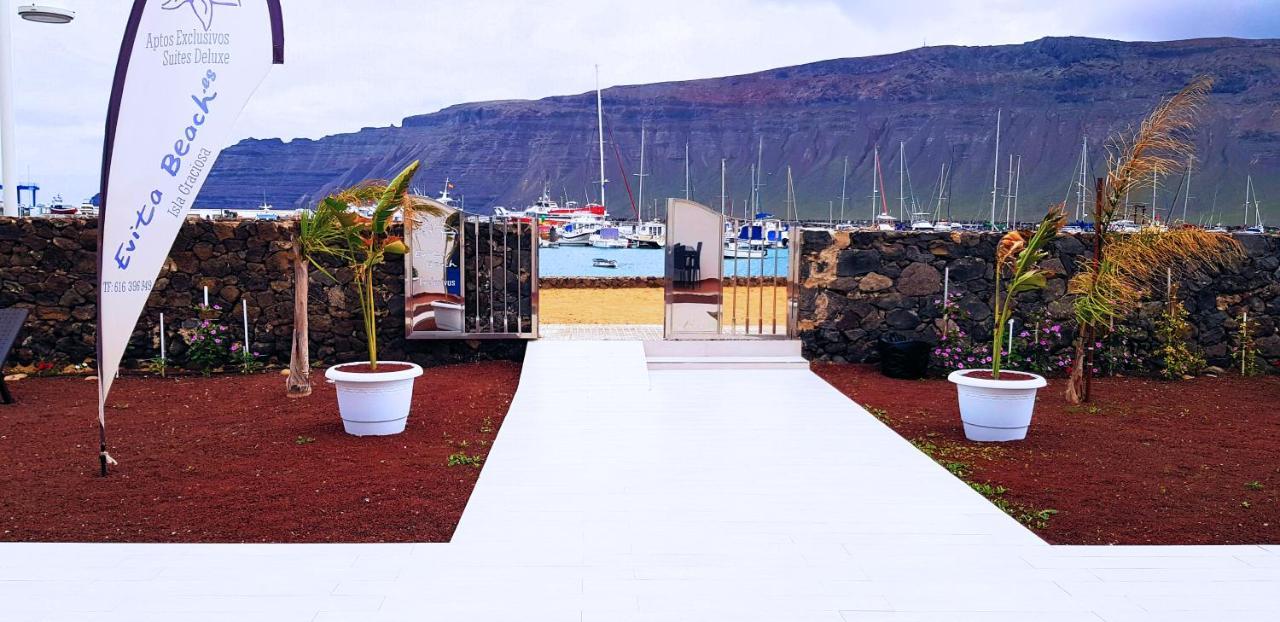 La Graciosa Camelia Beach Vistas Mar Caleta de Sebo Dış mekan fotoğraf
