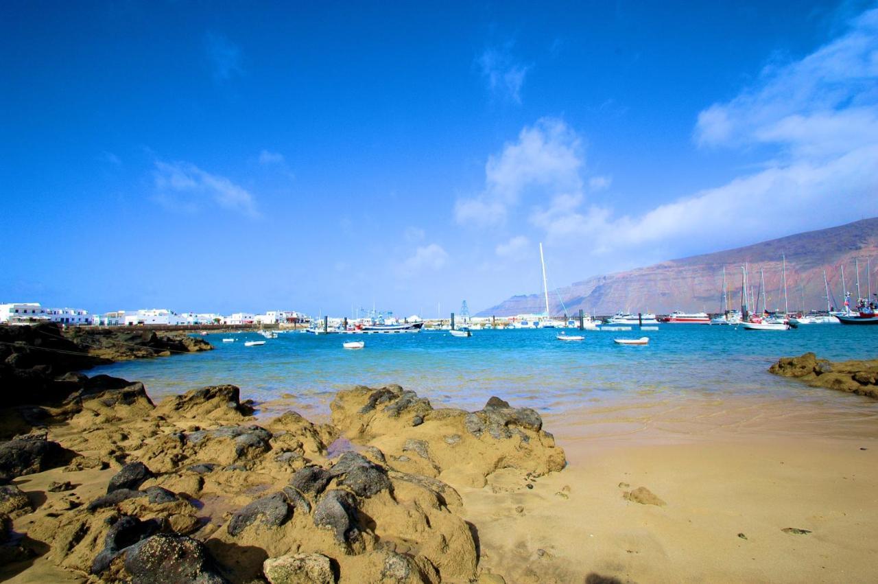 La Graciosa Camelia Beach Vistas Mar Caleta de Sebo Dış mekan fotoğraf