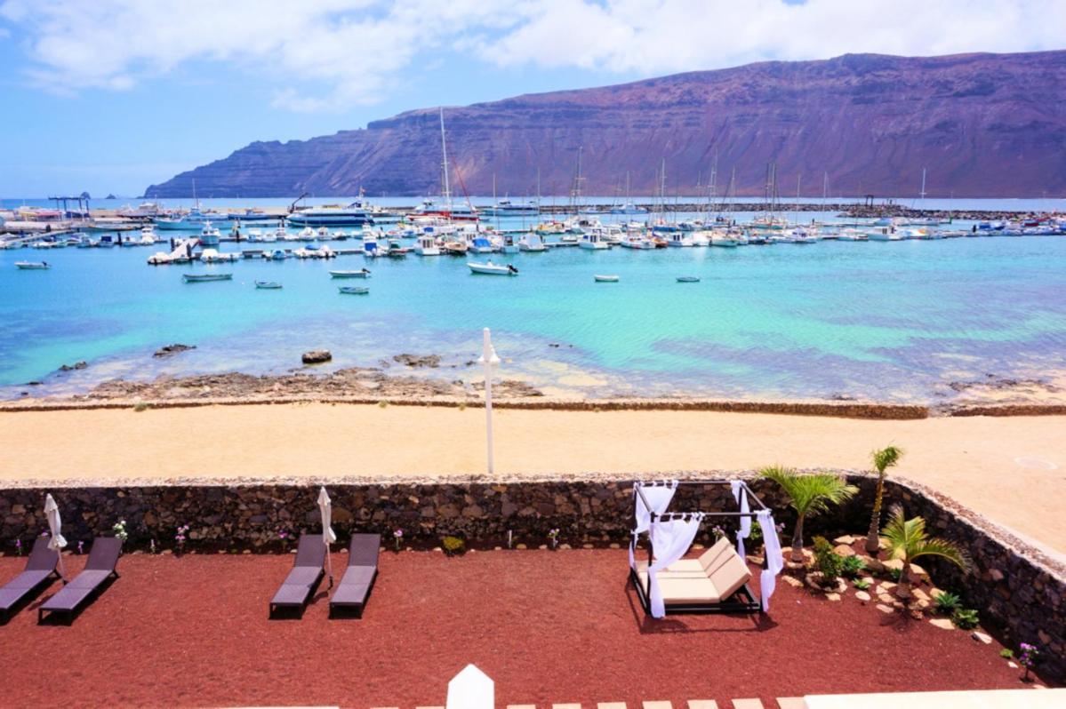 La Graciosa Camelia Beach Vistas Mar Caleta de Sebo Dış mekan fotoğraf